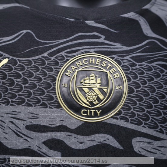 Nuevo Especial Jugadores Camiseta Manchester City 24/25 Negro Baratas